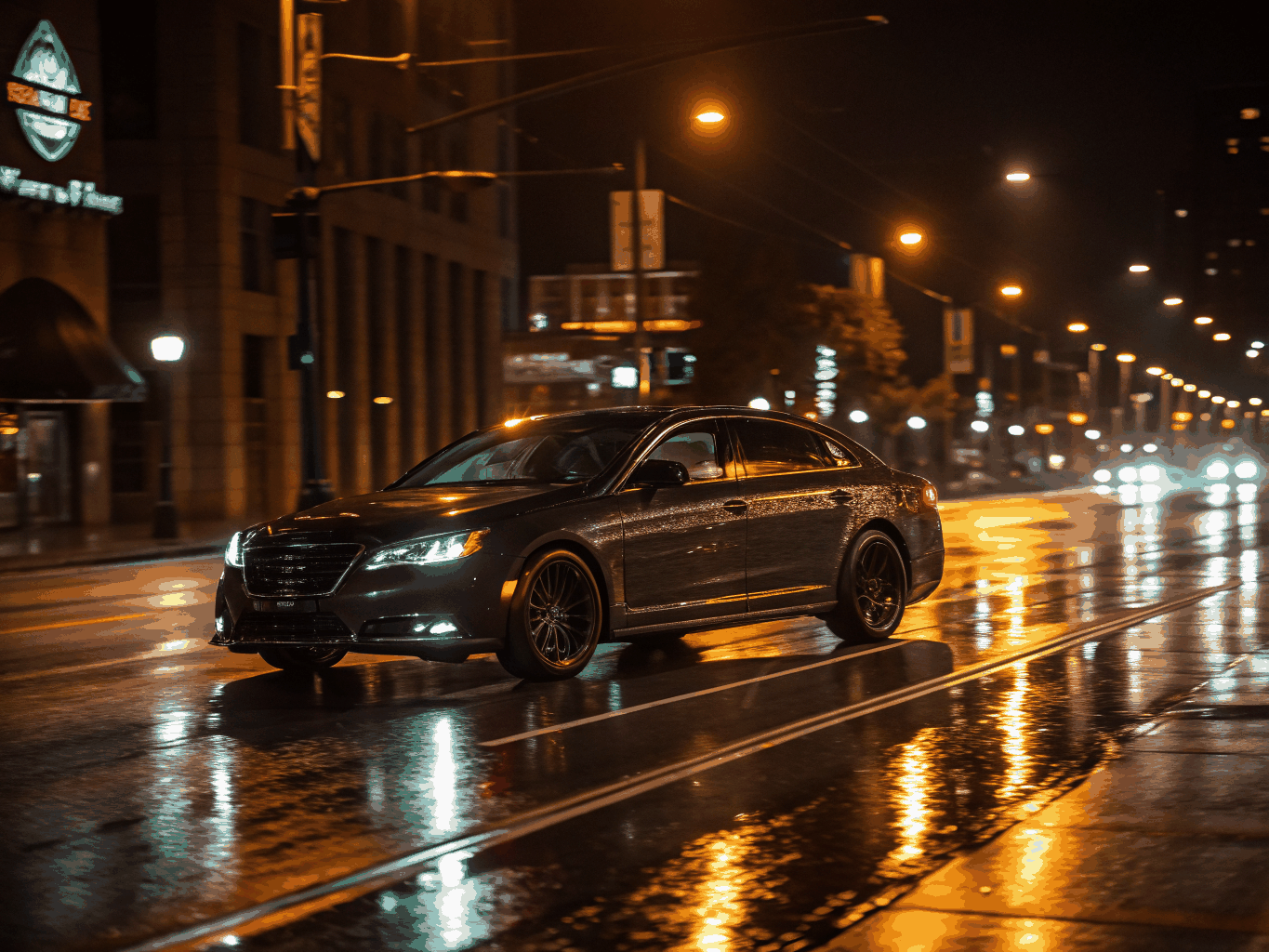 Modified Luxury Vehicle